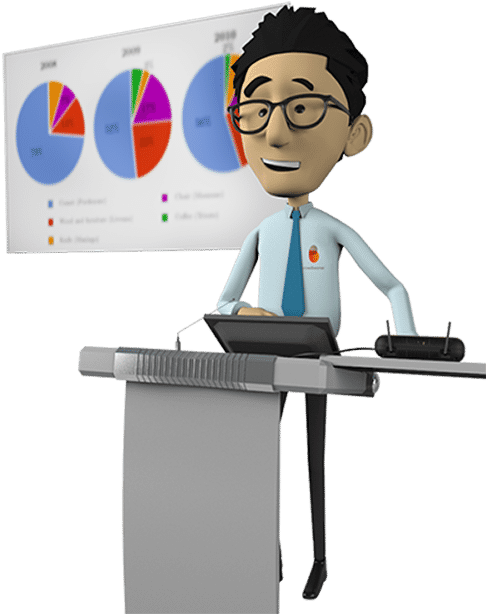 Presenter Using Crowdbeamer To Share Screen Content - Information (499x625), Png Download