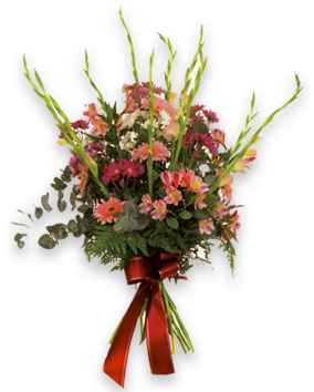 Ramo De Flores Mr-1 - Arreglos Florales Para Difuntos Png (442x353), Png Download