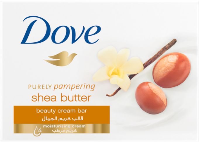 Dove Beauty Cream Bar Shea Butter 100g (984x985), Png Download
