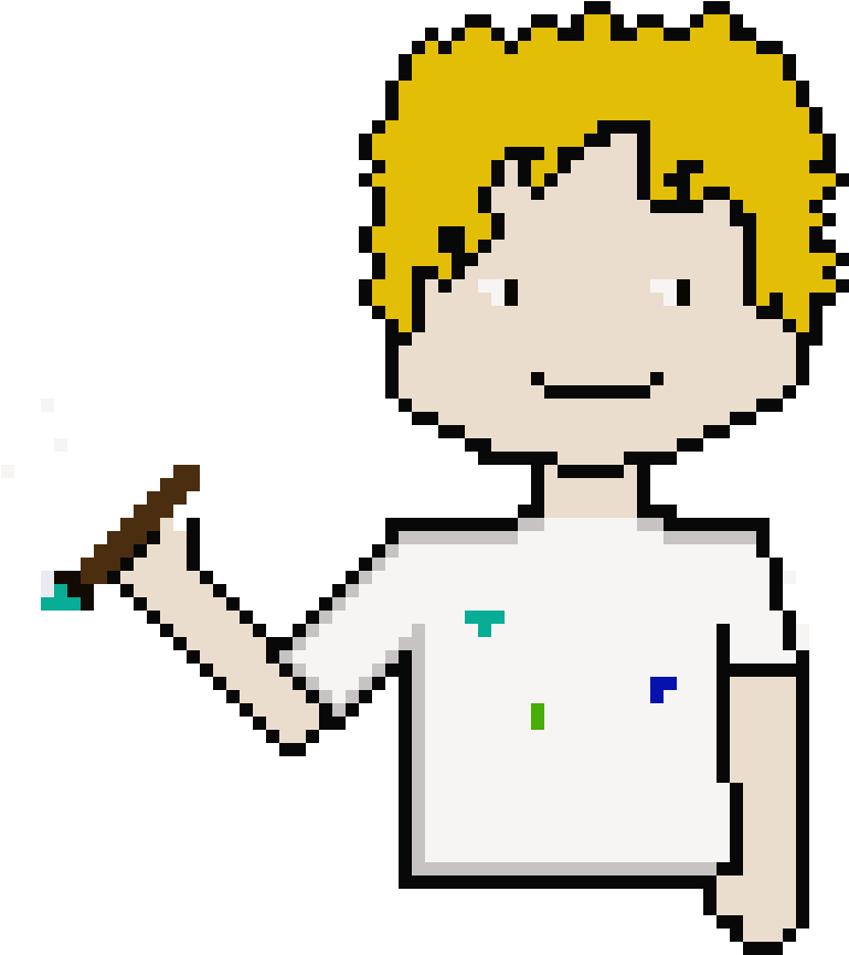 Pintor - Cartoon (1200x1200), Png Download