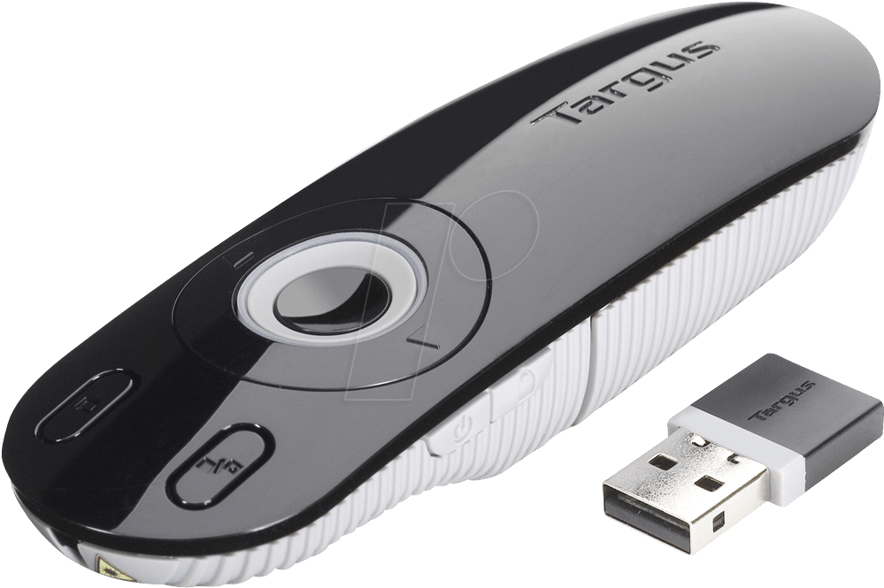 Wireless Presenter With Laser Pointer Targus Amp13eu - Targus Laser Presentation Remote Presentation Remote (1000x676), Png Download