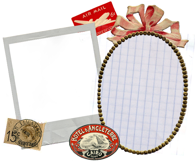Next We Have A Cute Post Pretty Where You Can Add Your - Frame Scrapbook Png Cute (640x548), Png Download
