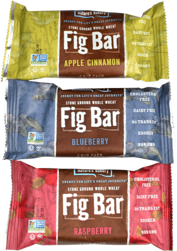3x Nature's Bakery Fig Bar 2oz, 1 Of Each Flavor - Nature's Bakery Stone Ground Whole Wheat Fig Bar - (1350x900), Png Download
