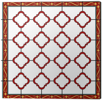 Medieval Style Design Window Or Tile With Fleur De - Window (400x400), Png Download