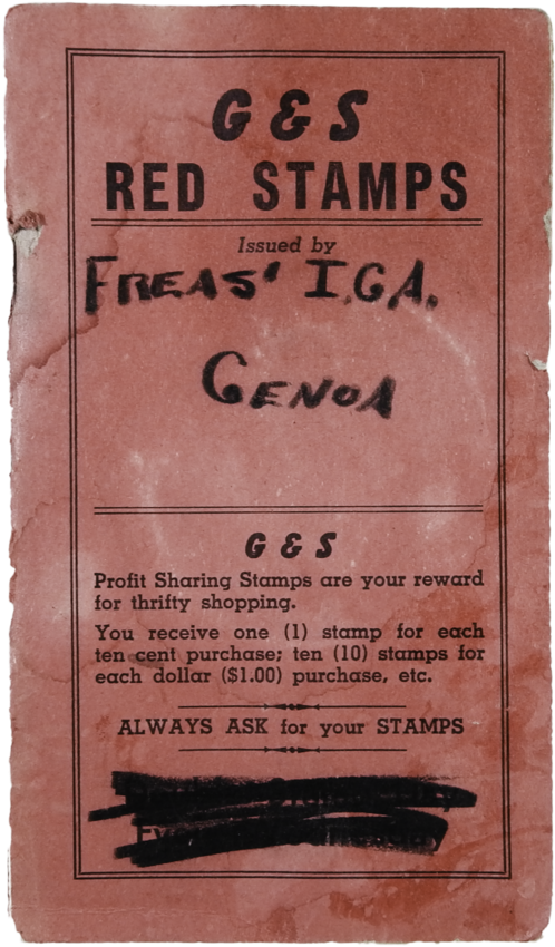 Vintage G&s Red Stamps (1000x1250), Png Download