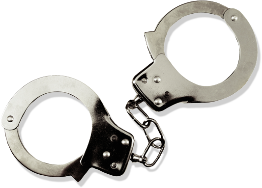 Police Handcuff In Philippines (533x383), Png Download
