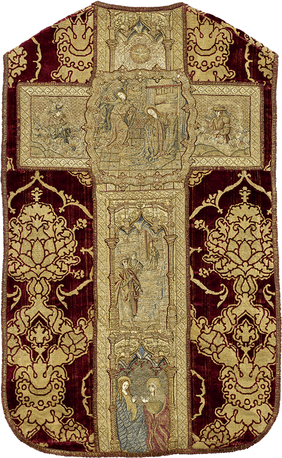 Chasuble With Scenes From The Lives Of Christ And The - Motif (686x1000), Png Download