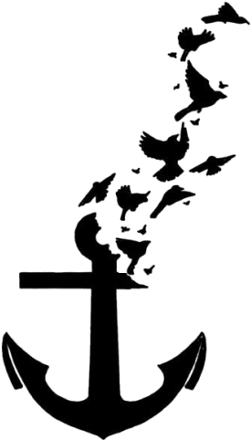 Transparent Anchor Tattoos Png Images - Anchor Png (400x596), Png Download