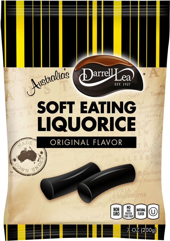 Darrel Lea Black Licorice - Darrell Lea Licorice Black (800x800), Png Download
