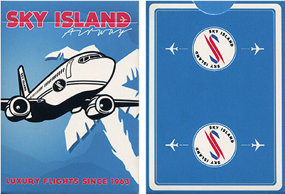 Blue Crown Sky Island Deck (red) (400x400), Png Download