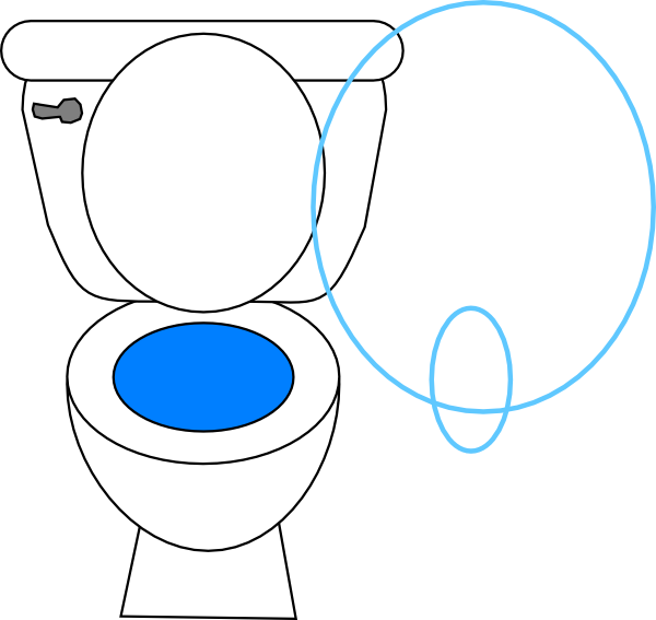 Toilet Clip Art (600x567), Png Download