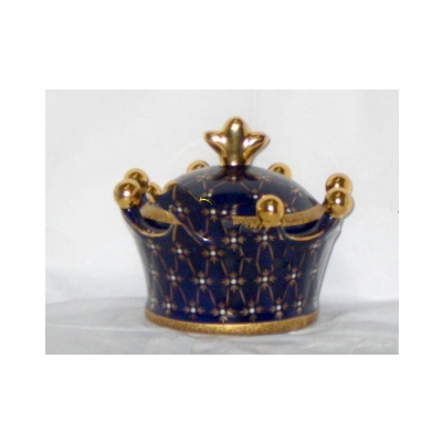 Blue Crown Potiche - Storage Basket (465x465), Png Download