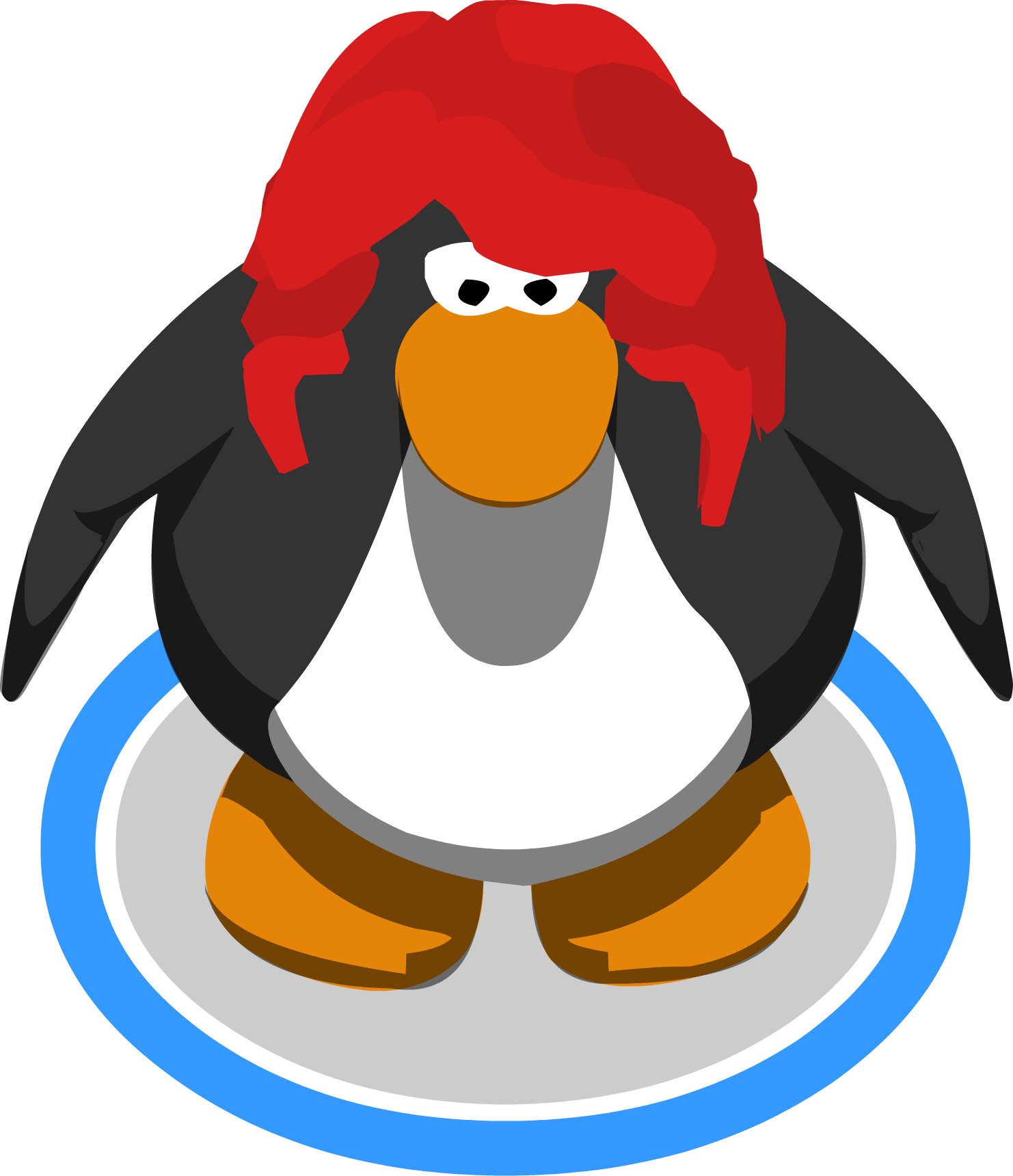 The Red Licorice In-game - Club Penguin The Popstar (1482x1720), Png Download