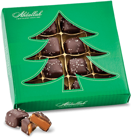 Holiday Window Box - Caramel (500x499), Png Download