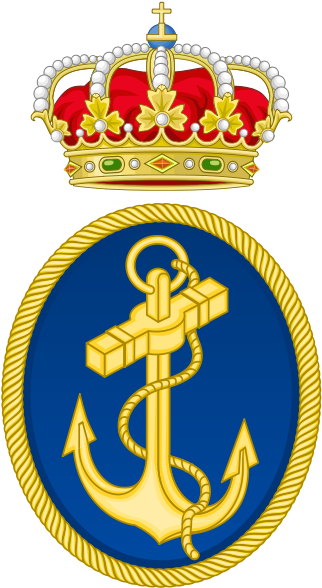 Spanish-navy Crown (483x598), Png Download