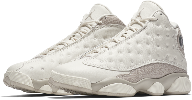 The 'phantom' / 'moon Particle' Colourway Is Dressed - Womens Jordan 13 Phantom (750x750), Png Download