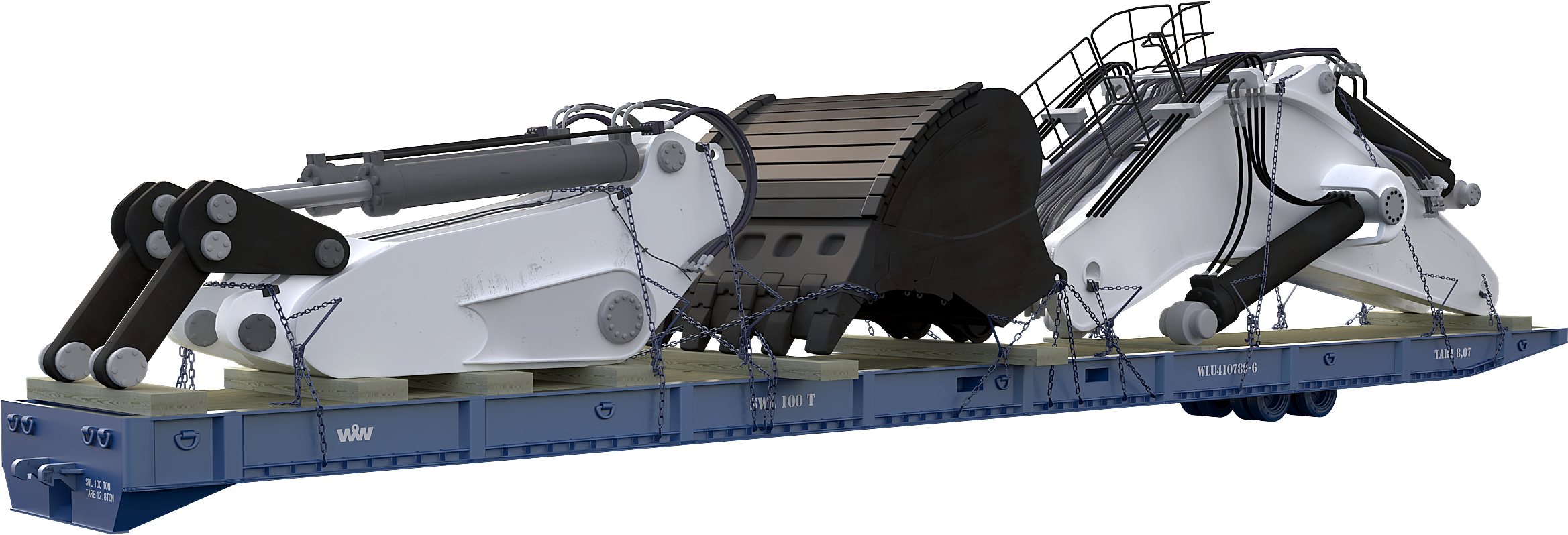 Mining Equipment On Rolltrailer - Jpeg (2880x1620), Png Download