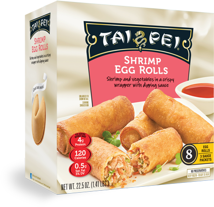 Tai Pei Egg Rolls, Pork - 24 Oz (516x513), Png Download