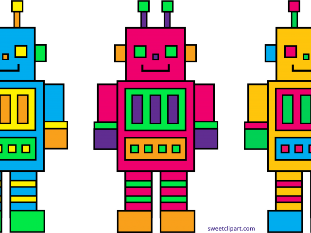 Robot Clipart Easy - Robot Clipart (640x480), Png Download