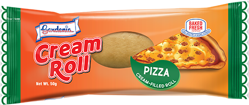 Pizza Cream Roll - Gardenia Cream Roll Cookies And Cream (500x500), Png Download