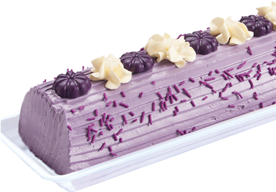 Goldilocks Ube Cake Roll (400x400), Png Download
