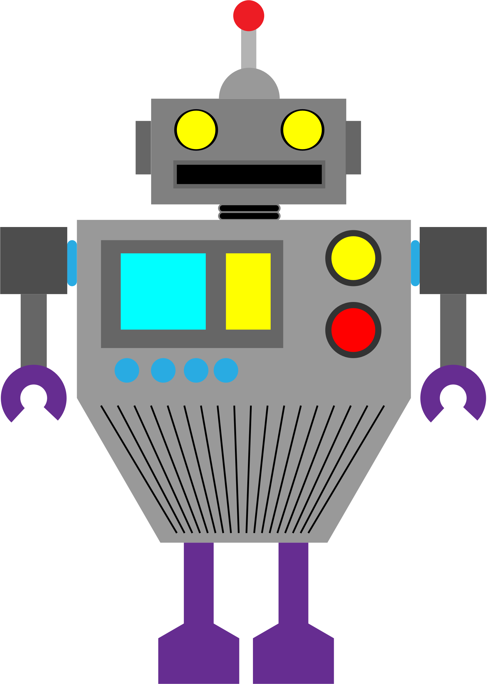 Big Image - Robot (1650x2317), Png Download
