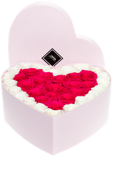 Classic Flower Box - Flowerbox Heart (360x360), Png Download