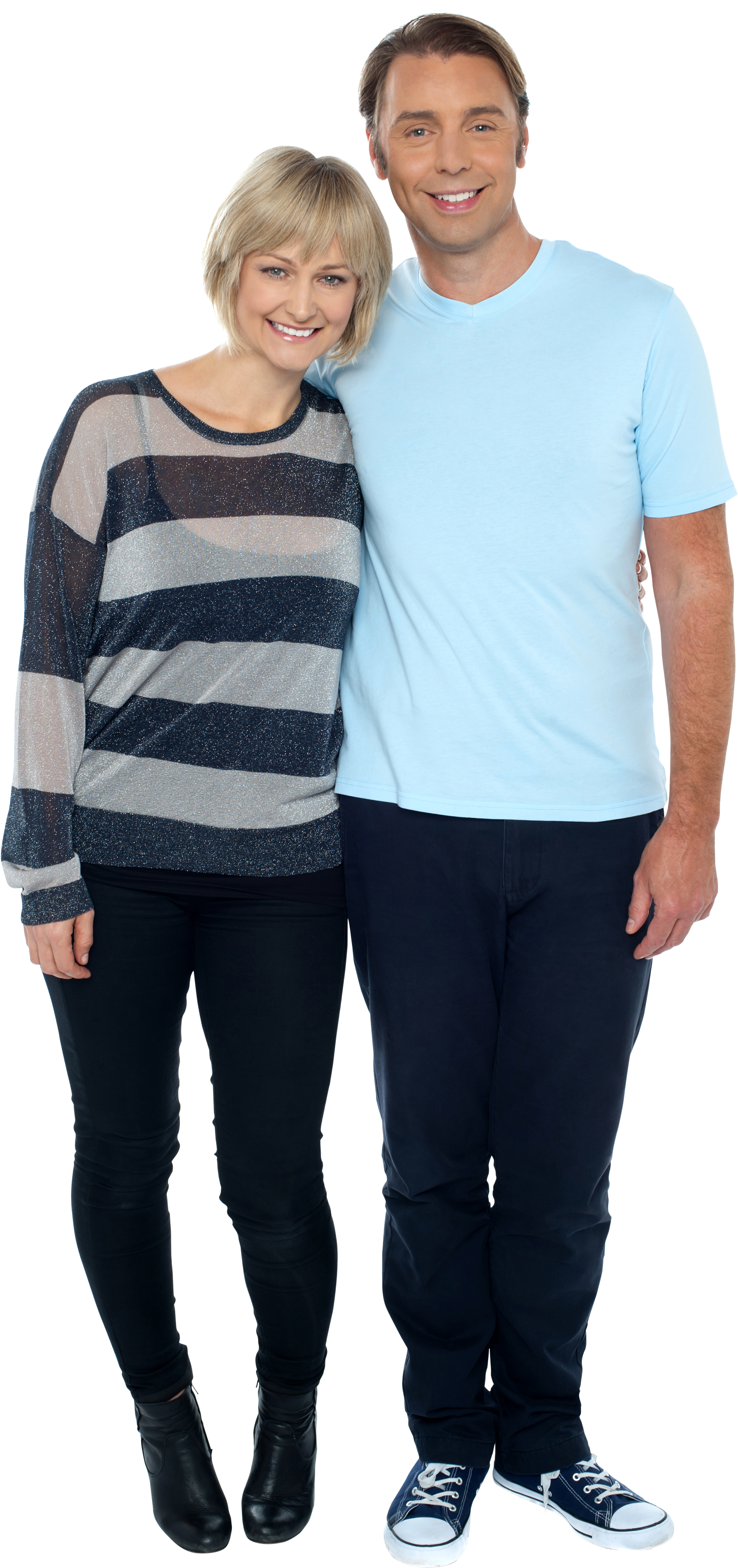 Free Png Husband Wife Png Images Transparent - Husband And Wife Standing (480x722), Png Download