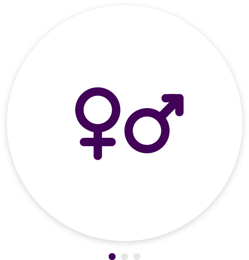 To Start, Choose Male Or Female From The Options Below - Simbolo Chica Chico (600x600), Png Download