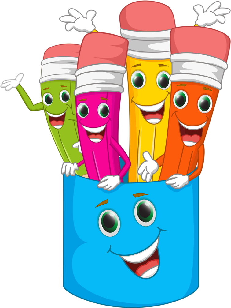 Фото, Автор Soloveika На Яндекс - Cartoon Pencil Clipart (771x1024), Png Download
