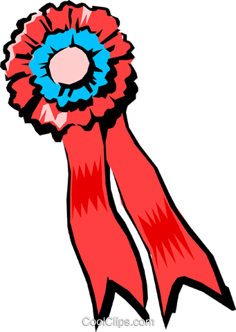 First Place Ribbon Royalty Free Vector Clip Art Illustration (341x480), Png Download