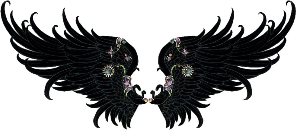 Brushes De Asas Png - Hình Ảnh Đôi Cánh Ác Quỷ (640x325), Png Download