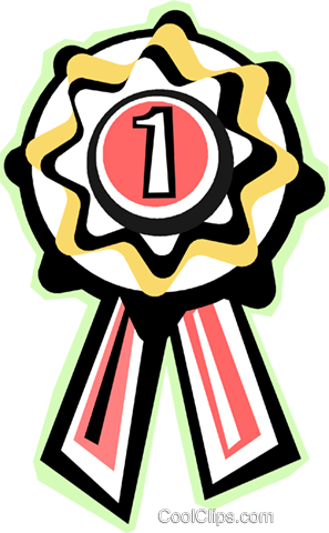 First Place Ribbon Royalty Free Vector Clip Art Illustration - Aprenda A Gestionar La Calidad En Una Semana [book] (297x480), Png Download