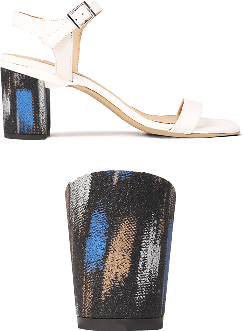 Brush Stroke 80s - Basic Pump (500x902), Png Download