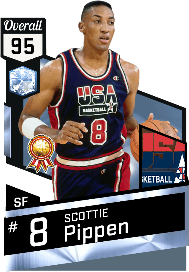 Scottie Pippen - Austin Rivers Nba 2k17 (651x941), Png Download