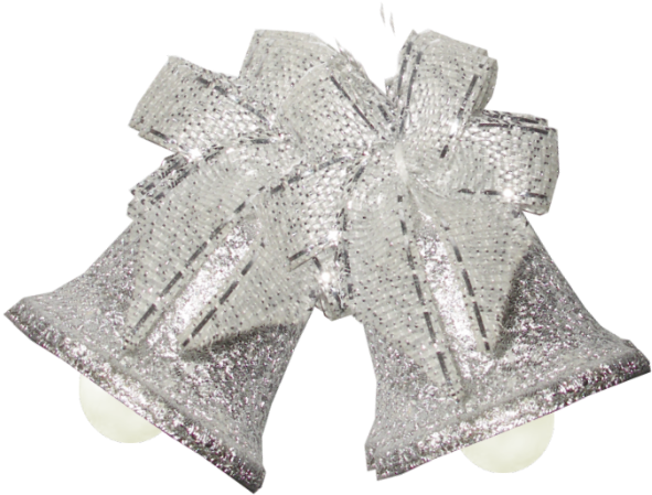 Silver Wedding Bells Png (640x513), Png Download