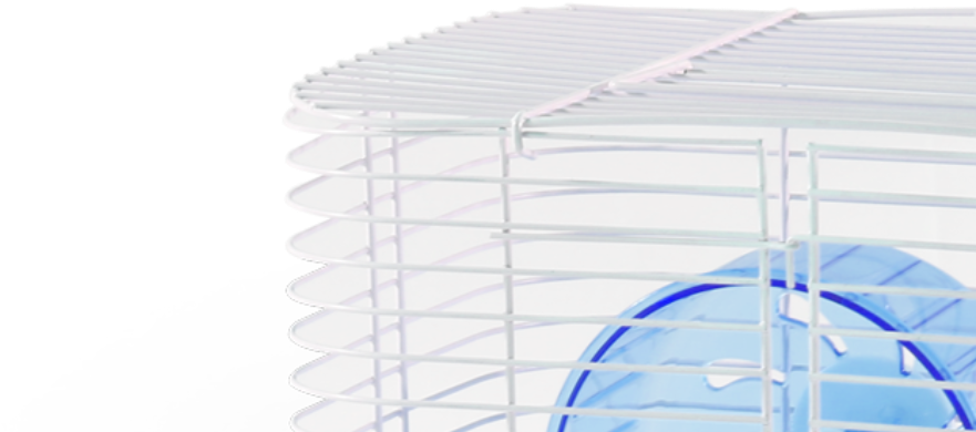 Cage Mansion For Mouse, Hamster, Gerbil With 80cc Drinker, - Darkness (1000x1000), Png Download