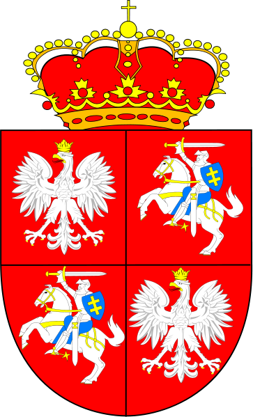 Polish Lithuanian Commonwealth Coat Of Arms - Poland Lithuania Coat Of Arms (363x599), Png Download