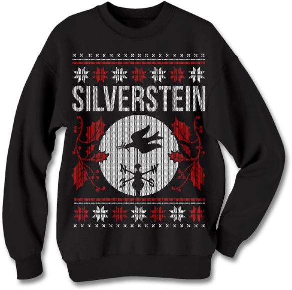 Silver Bells Sweatshirt - Daughtry Santa Green Holiday Sweater (600x600), Png Download