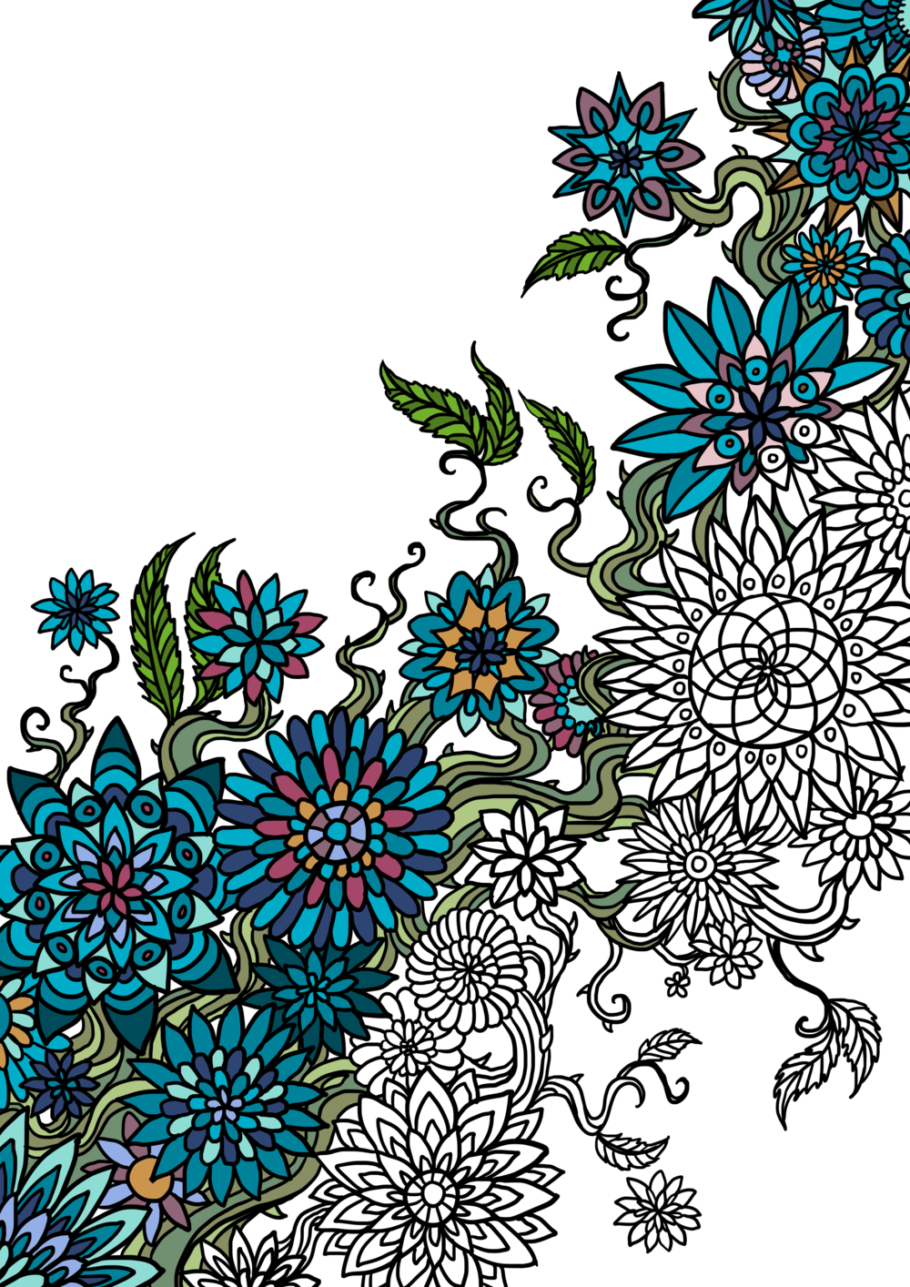 Ug Flowers (1000x1414), Png Download
