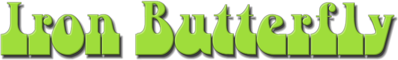 Iron Butterfly Image - Iron Butterfly Logo Png (800x310), Png Download