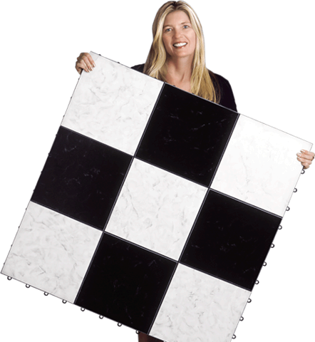 Dfs Dance Floor 12ftx12ft Marble Indoor - Snaplock Dance Floors (442x480), Png Download