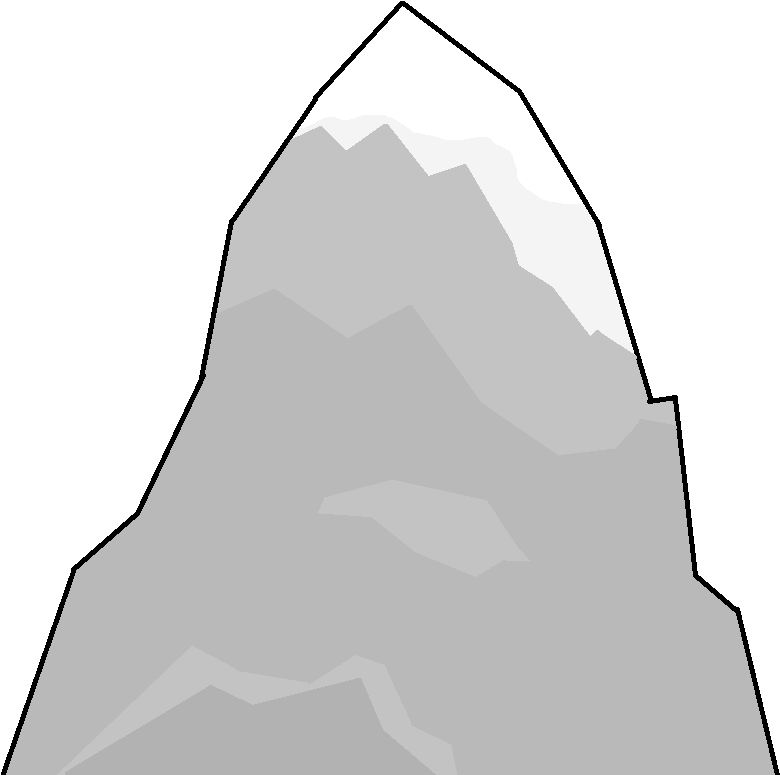 Mountain 1 (824x781), Png Download