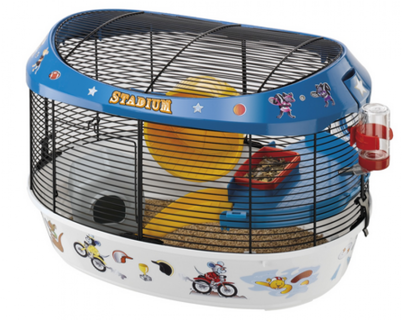 Stadium Hamster Cage 19,49 X 13,39 X H 12,99" - Circus Hamster Cage (800x800), Png Download