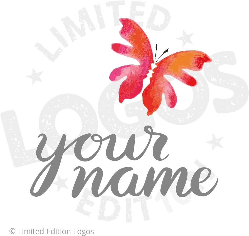 Butterfly Logo - Illustration (1000x1000), Png Download