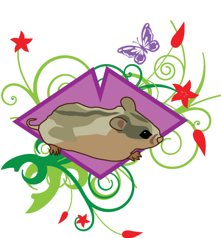Vectis Hamstery - Spring Awakening Butterflies - Highest Quality Wall (431x483), Png Download