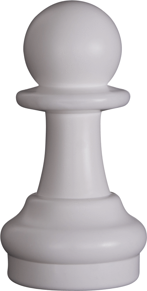 White Pawn Chess Piece (1000x1000), Png Download