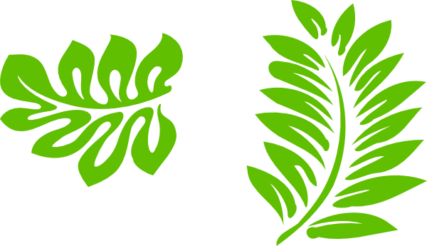 This Free Clip Arts Design Of Hibiscus Nat - Hawaiian Flower Clipart (600x345), Png Download