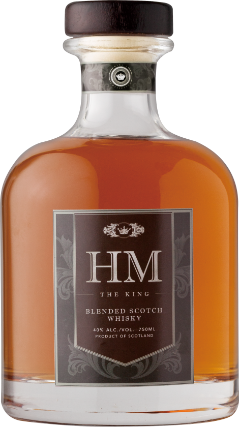Hm The King Blended Scotch - Hm The King Whiskey (470x840), Png Download