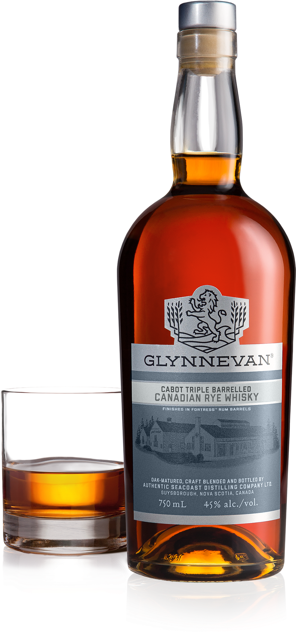 Glynnevan Whiskey Bottle (1149x2119), Png Download